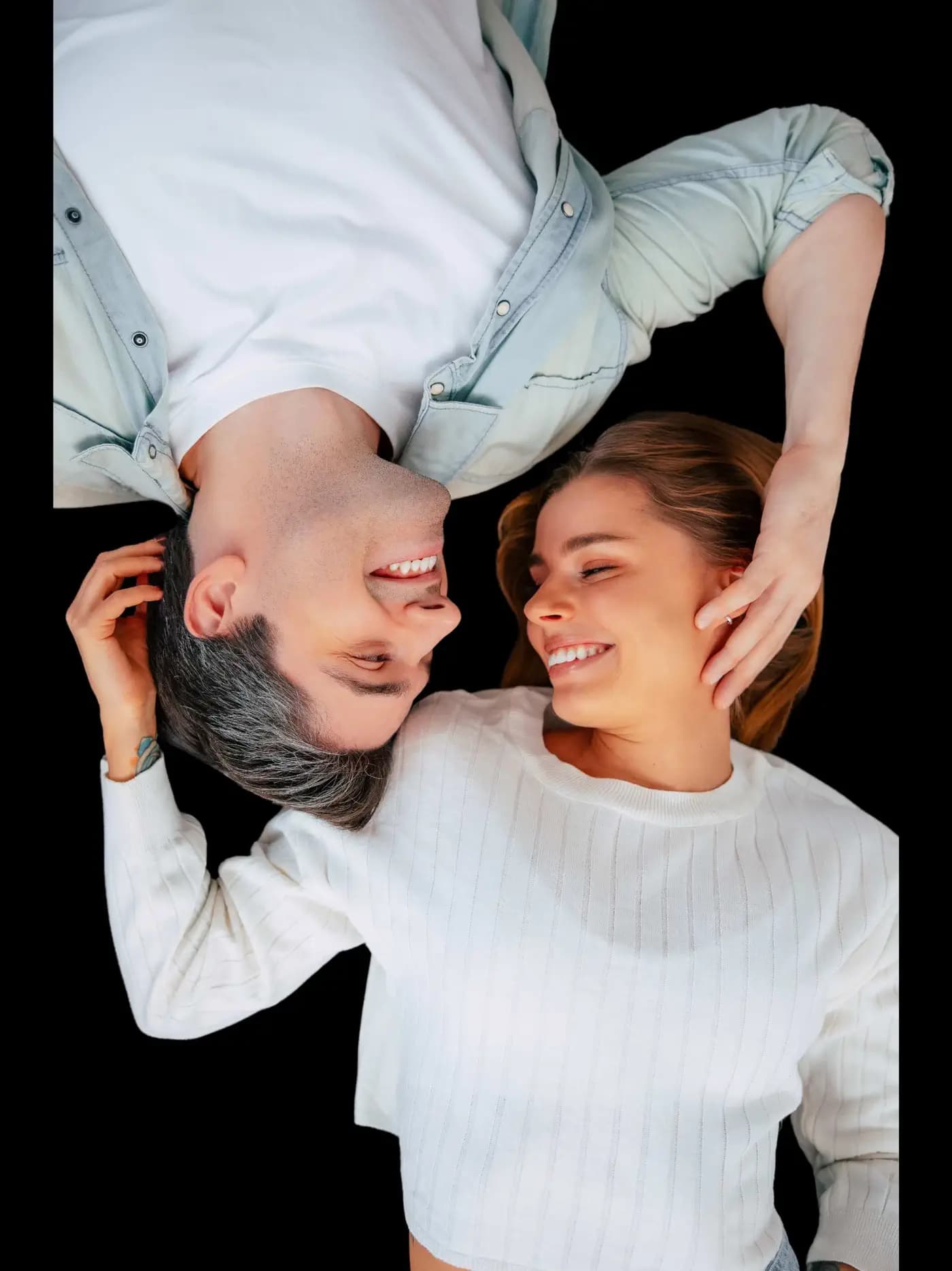 Couple smiling in how it works section