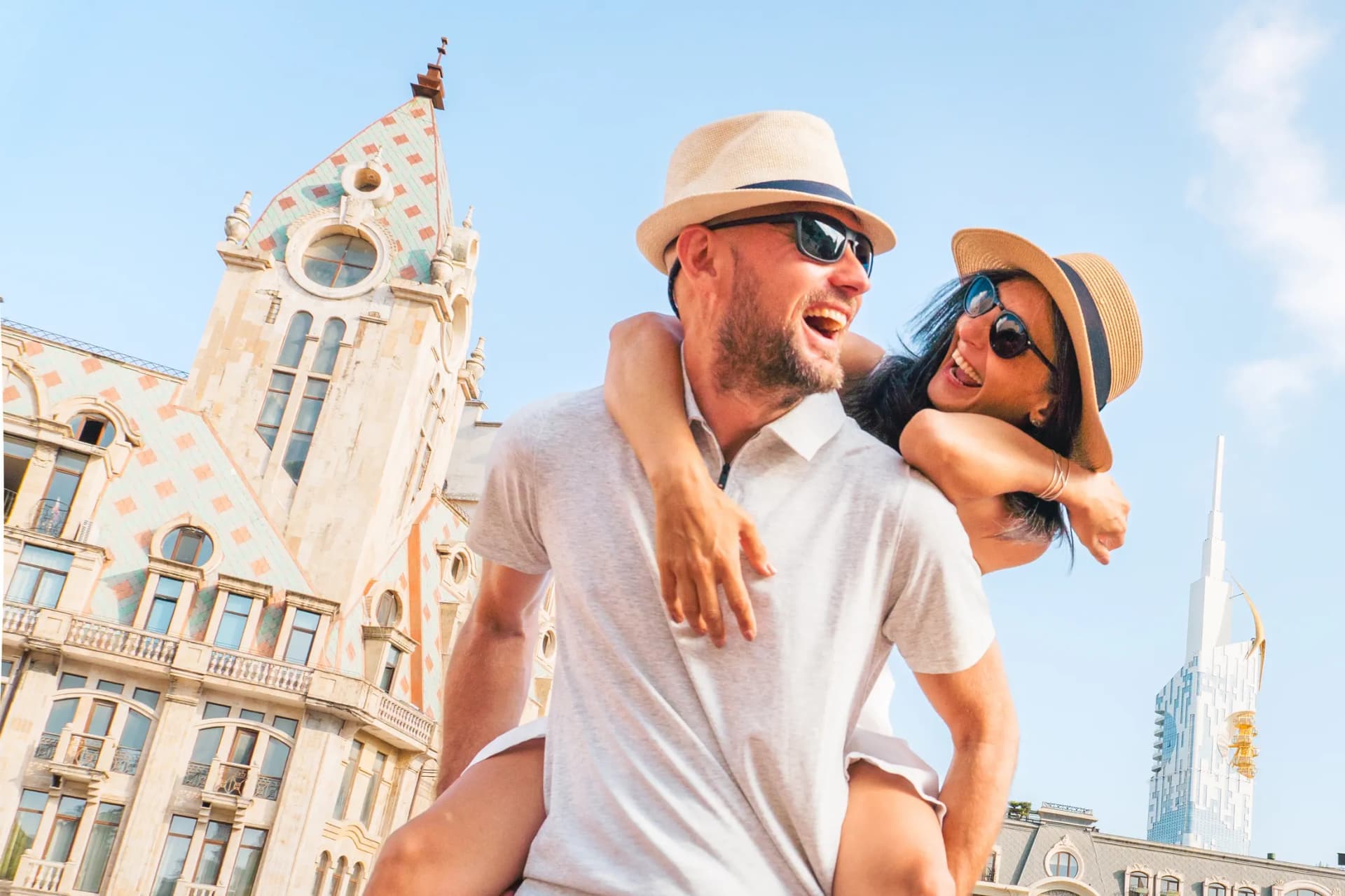 Happy couple enjoying time together